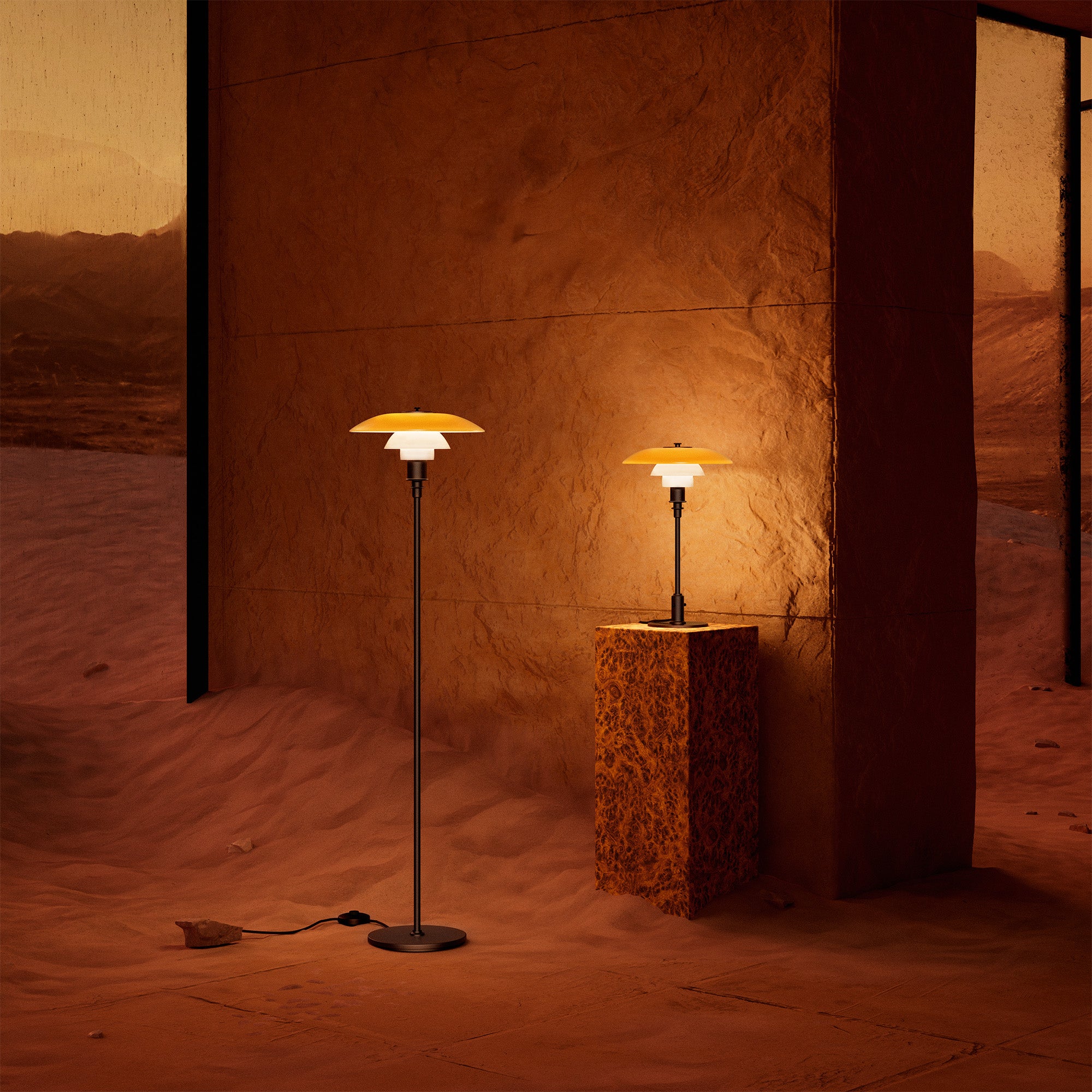 PH 3½-2½ Floor Lamp: Centenary Edition + LS