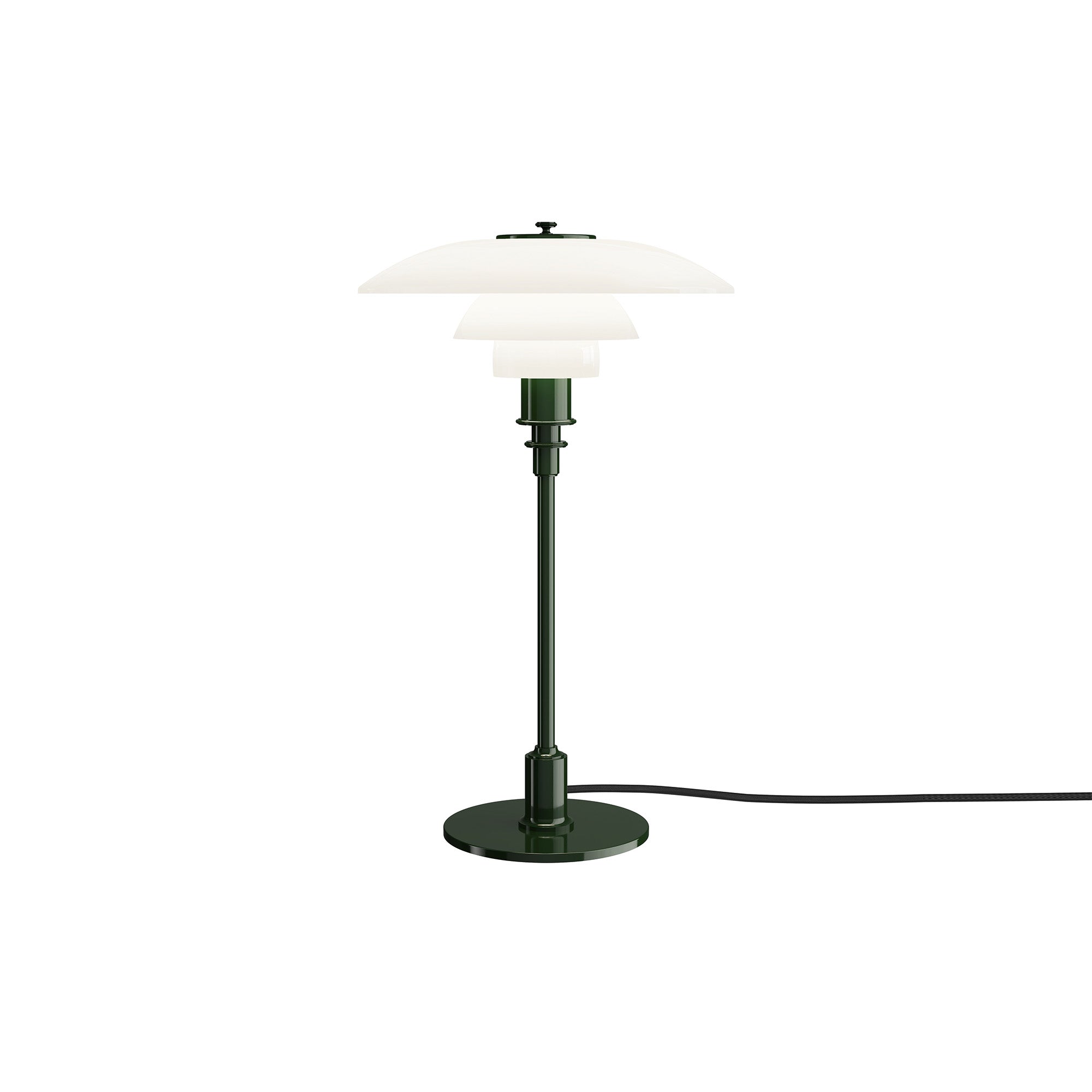 PH 3/2 Table Lamp: Deep Green + Black