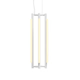 Pipeline 4 Chandelier: White