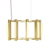 Pipeline 2 Chandelier: Brass