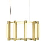 Pipeline 2 Chandelier: Brass
