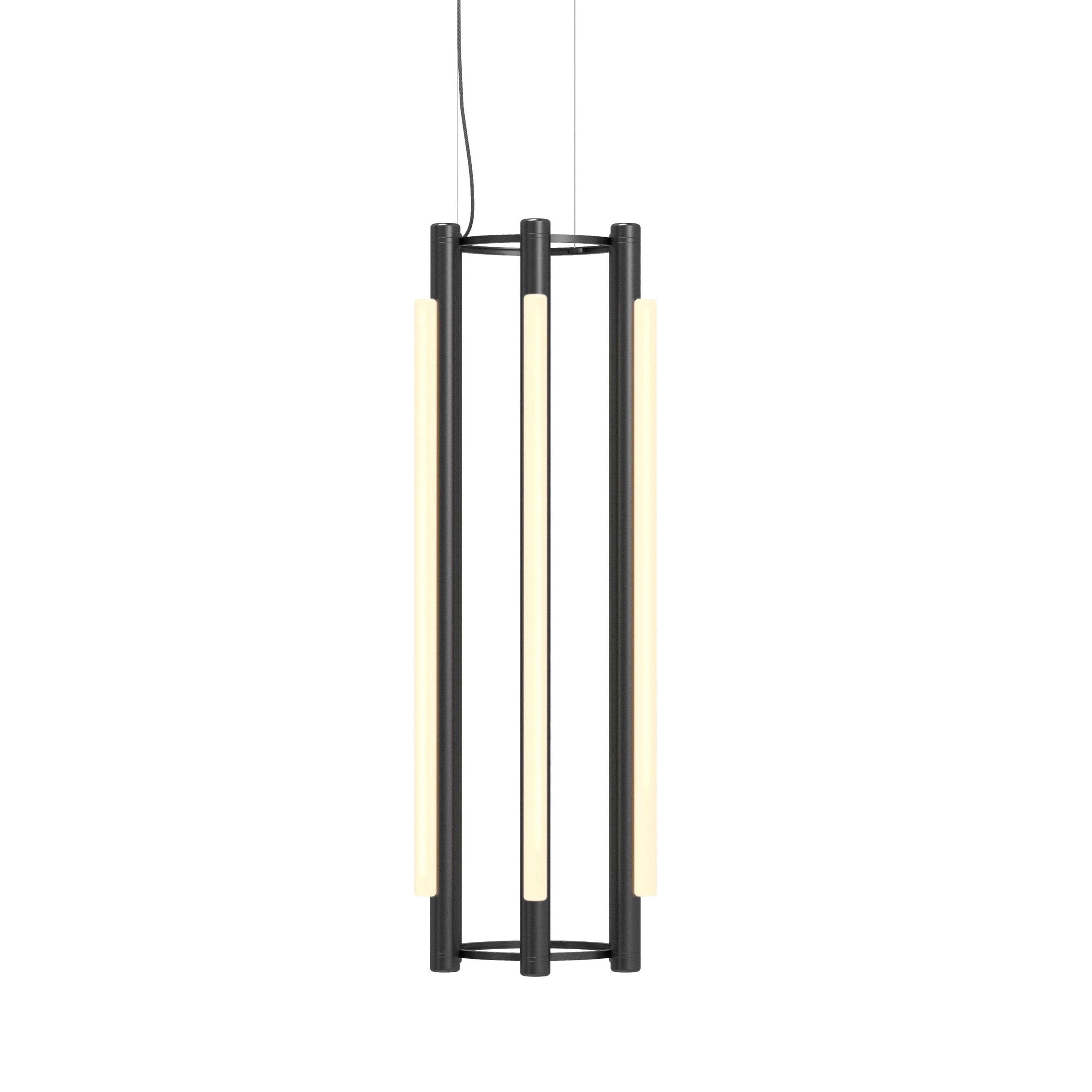 Pipeline 4 Chandelier: Black