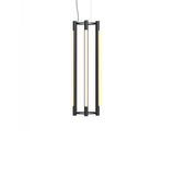 Pipeline 4 Chandelier: Black