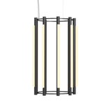 Pipeline 5 Chandelier: Black