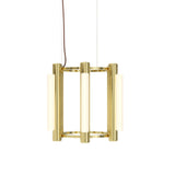 Pipeline 1 Chandelier: Brass
