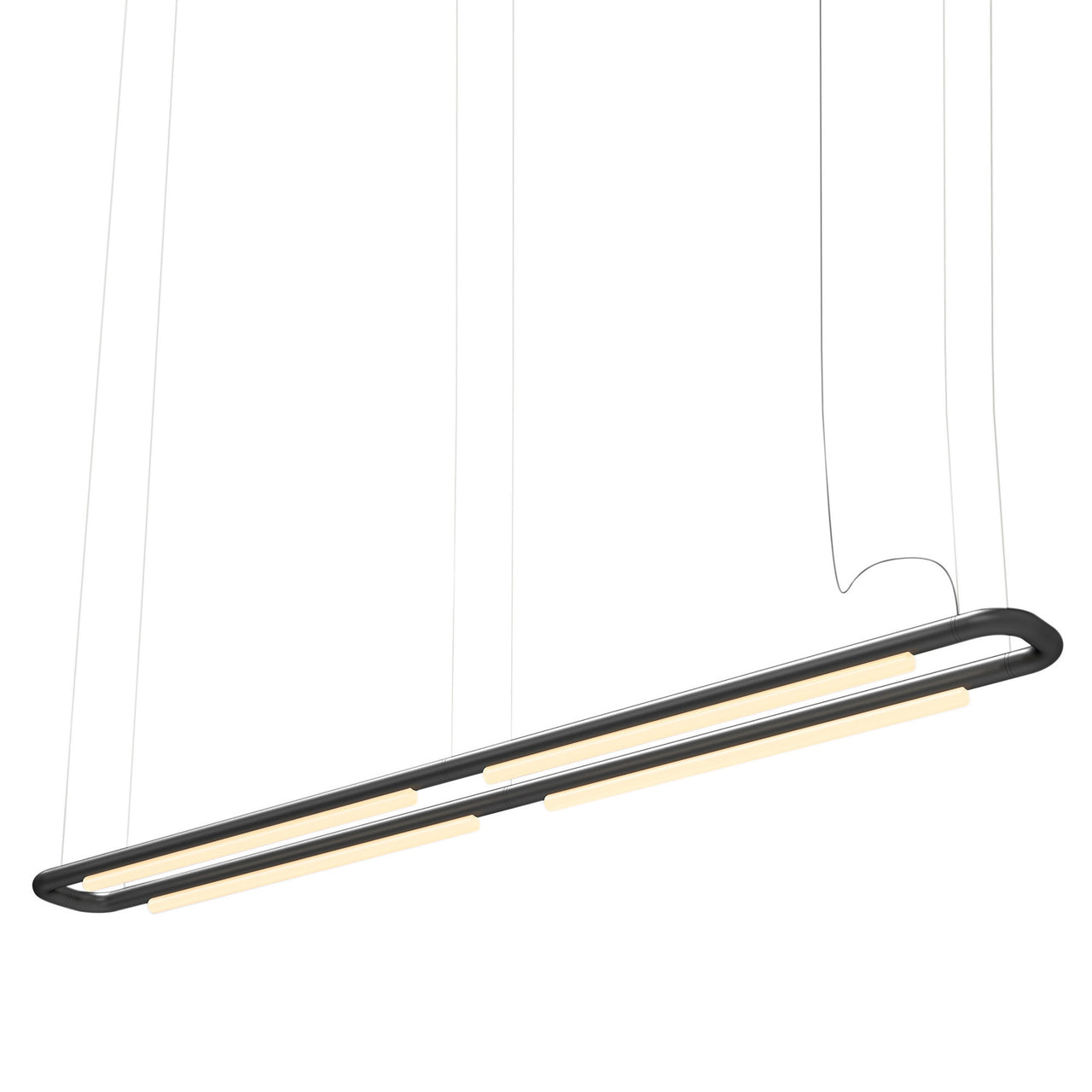 Pipeline CM7 Pendant Light: Black + Black