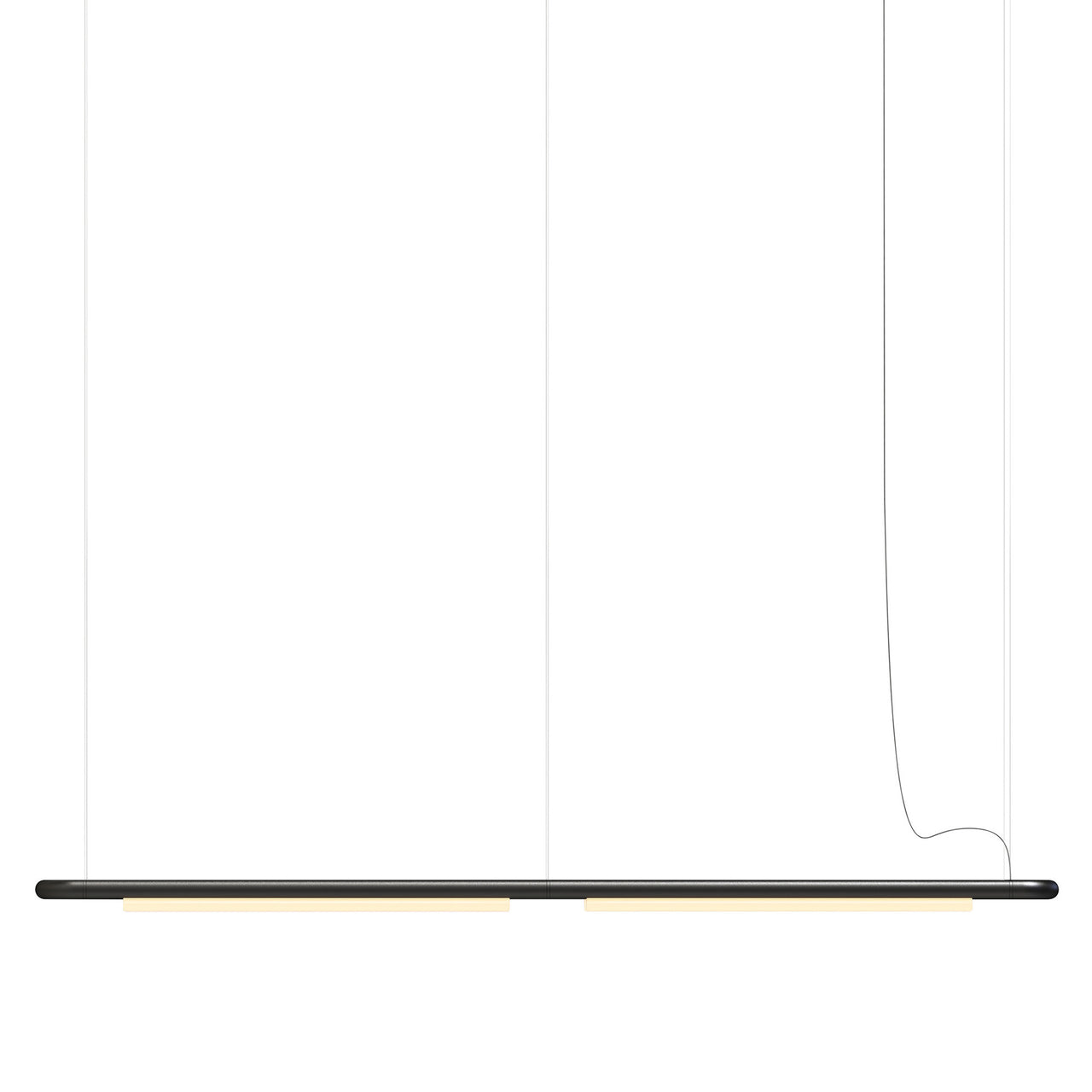 Pipeline CM7 Pendant Light: Black + Black