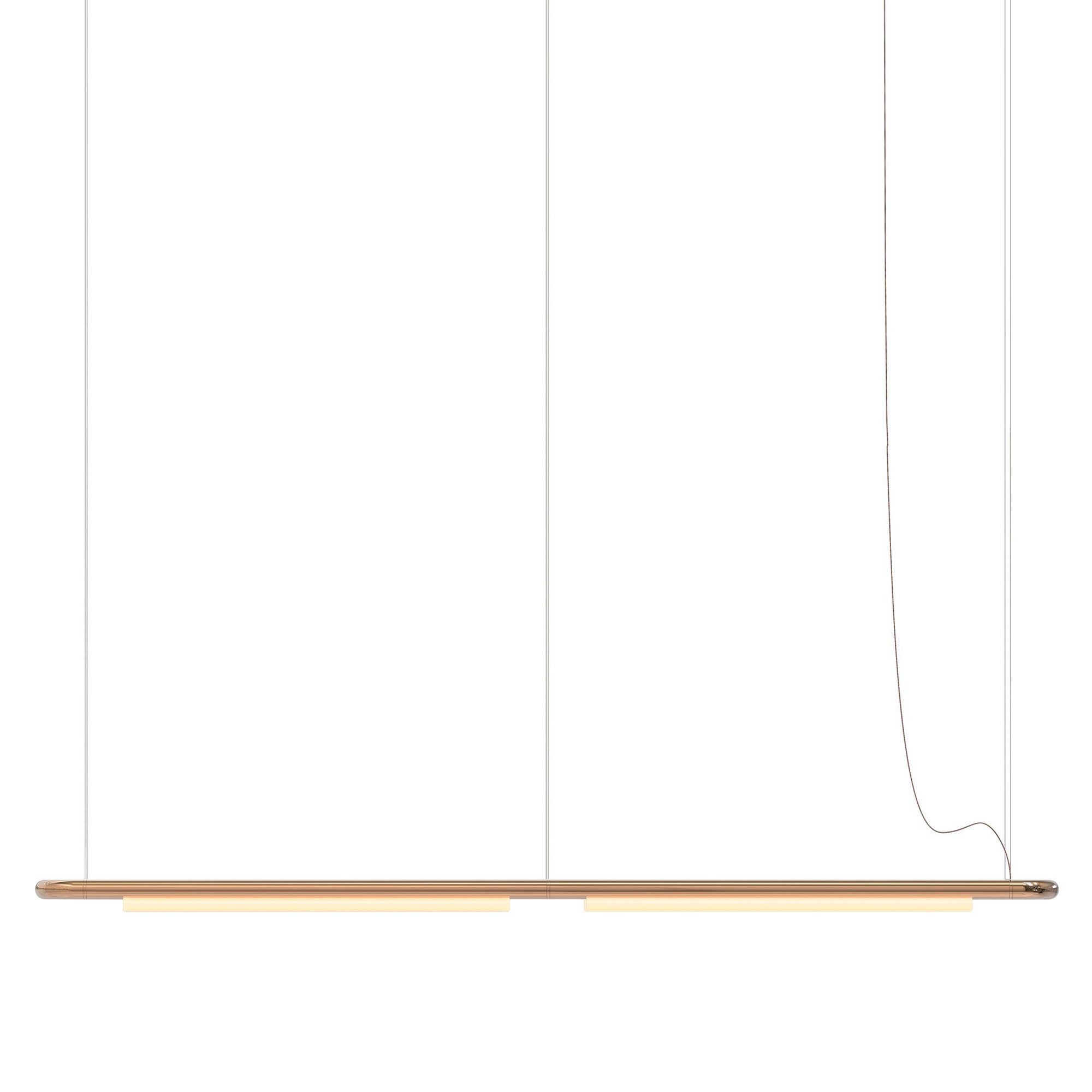 Pipeline CM7 Pendant Light: Copper + Copper