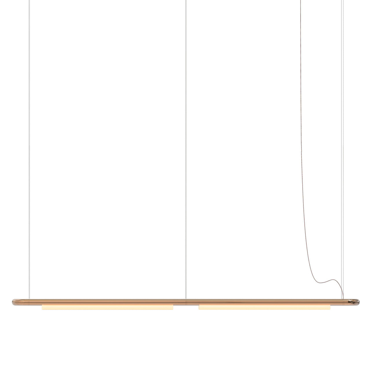 Pipeline CM7 Pendant Light: Copper + Copper