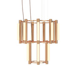 Pipeline 7 Chandelier: Copper