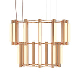 Pipeline 8 Chandelier: Copper