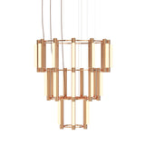 Pipeline 10 Chandelier: Copper
