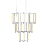 Pipeline 10 Chandelier: White