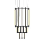 Pipeline 11 Chandelier: Black