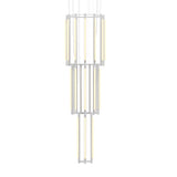 Pipeline 12 Chandelier: White