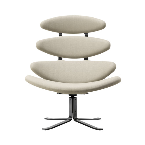 Corona Chair: Black + Without Ottoman