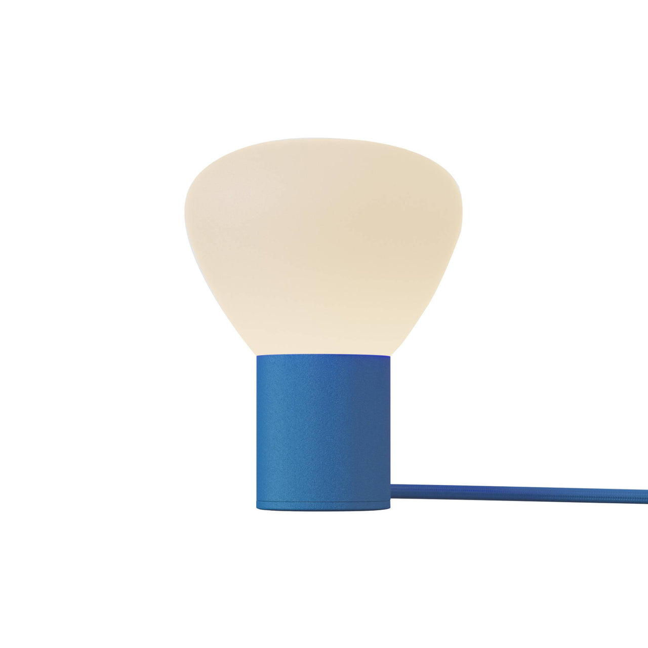 Parc 01 Table Lamp: Handswitch + Blue + Blue