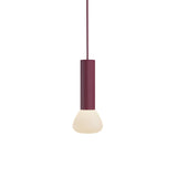 Parc 02 Pendant: Textured Burgundy + Burgundy