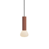 Parc 02 Pendant: Textured Terracotta + Black