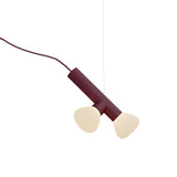 Parc 03 Pendant: Burgundy + Burgundy