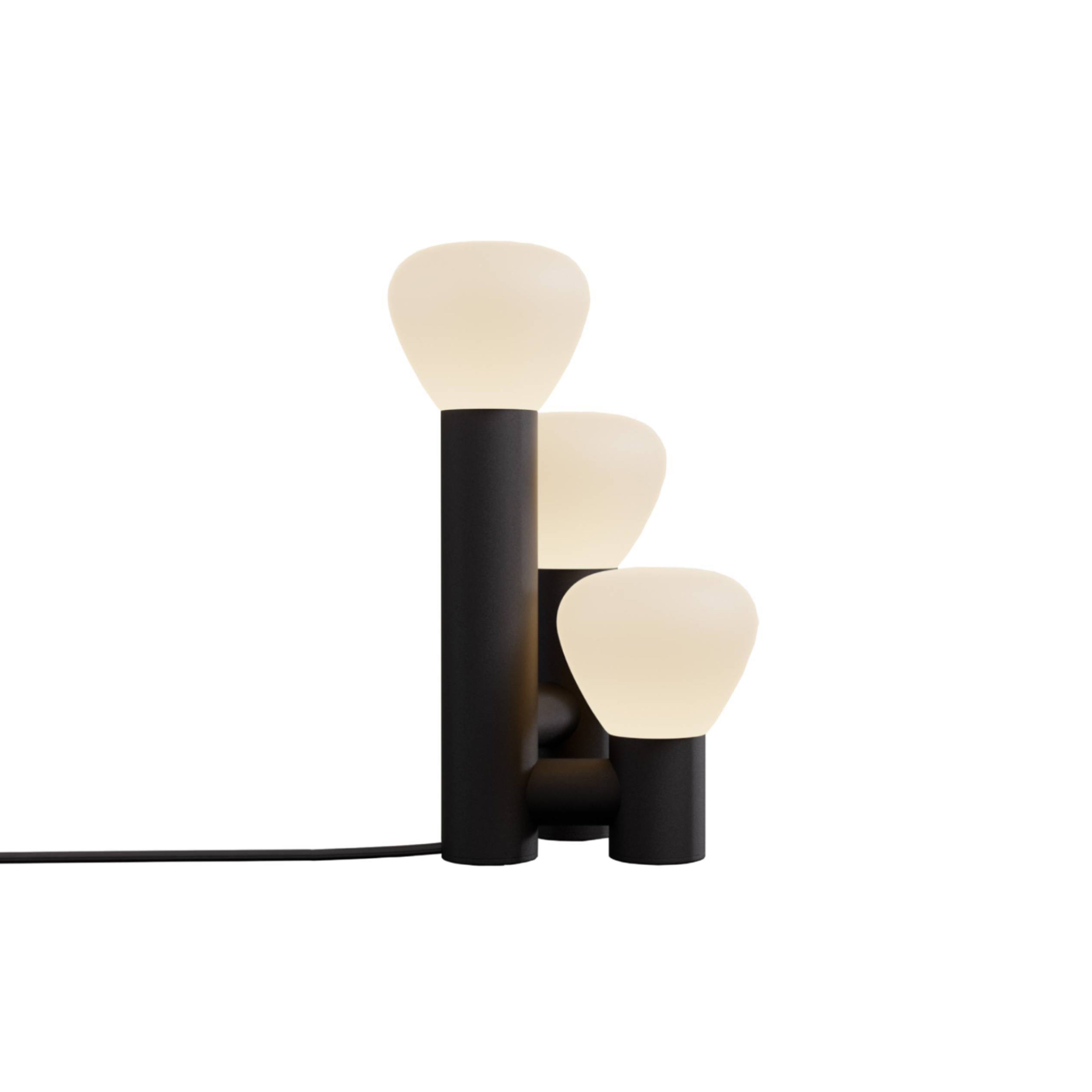 Parc 06 Table Lamp: Handswitch +  Black + Black