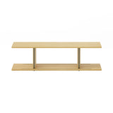 Stockholm Shelf: Composition 1 + Whitened Oak + Anodized Aluminum Bronze