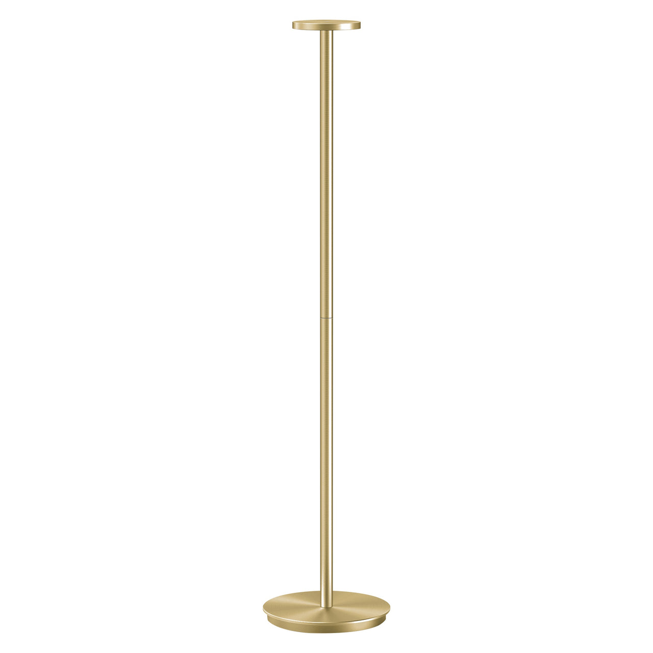Luci Floor Lamp: Brass