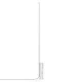 T.O Floor Light: White Carrara Marble + Chrome