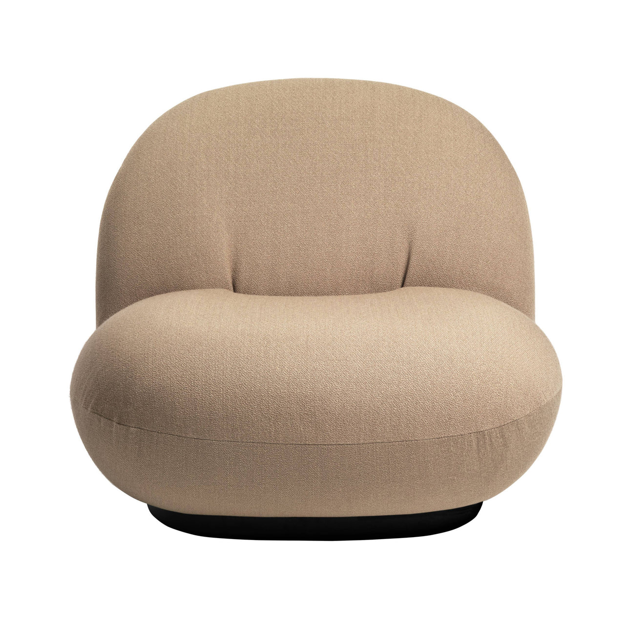 Pacha Lounge Chair: Black Semi Matt