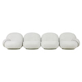 Pacha Sofa with Armrest + Ottoman: Outdoor + 4 Seater