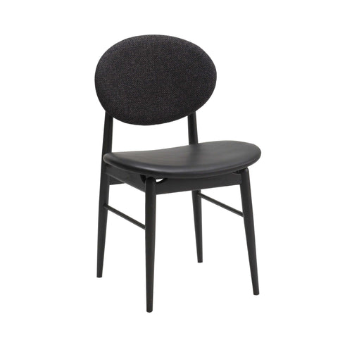 Outline Seat + Back Upholstered Chair: Set of 2