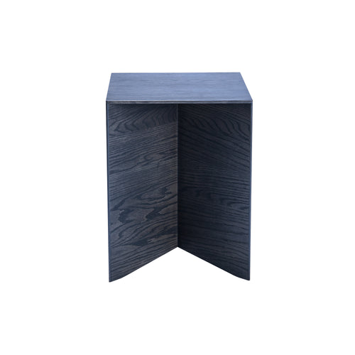 Paperwood Side Table: Indigo Ash