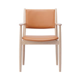 Summit Dining Chair: White Oak + Fibre Camel