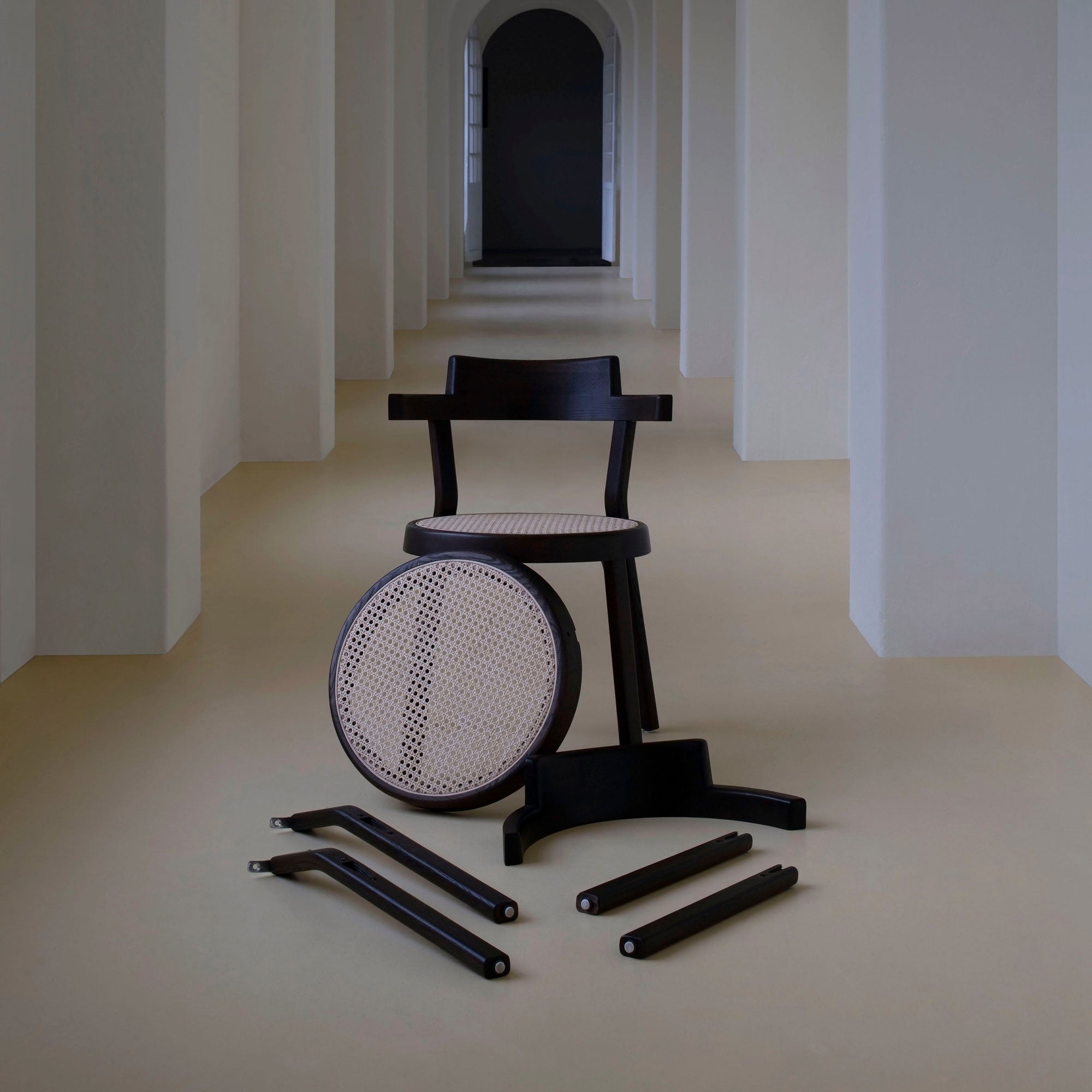 Pagoda Dining Cane Chair