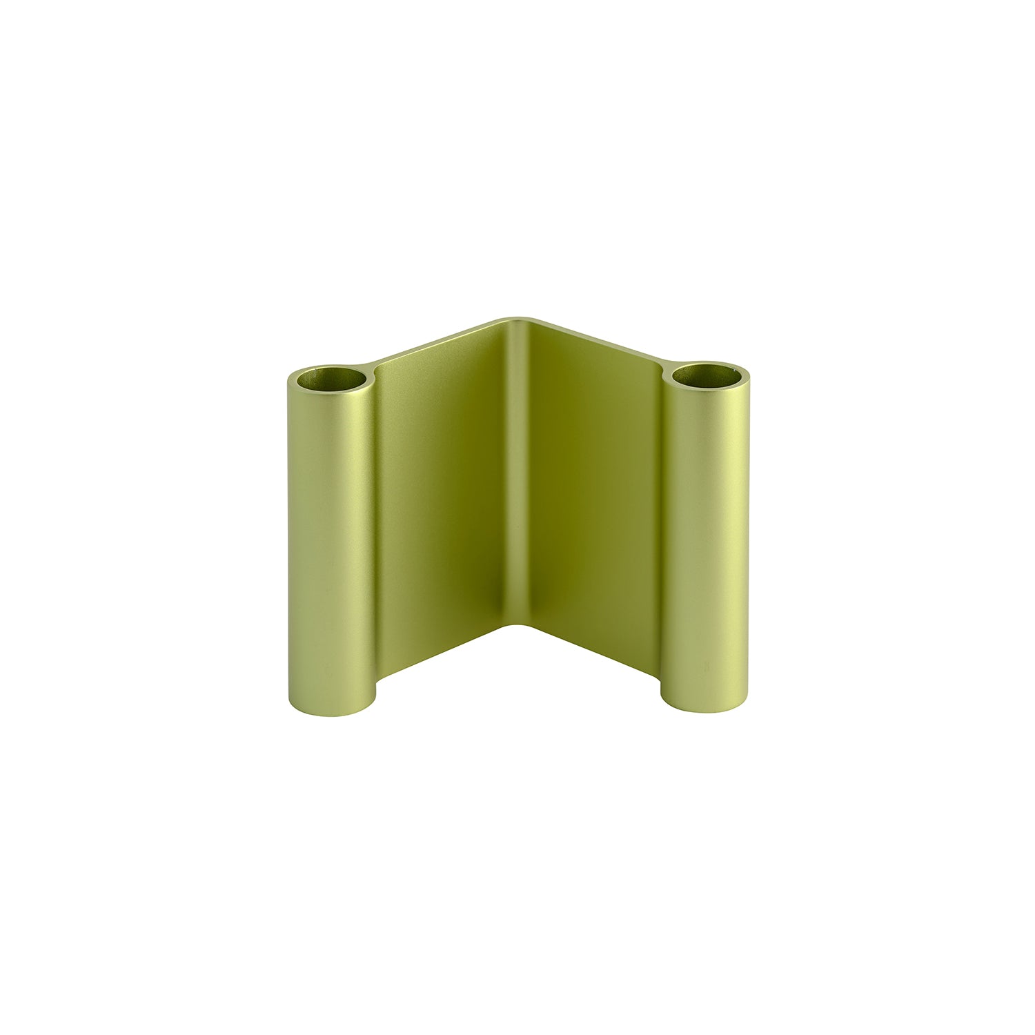 Pair Candleholder: Low + Green