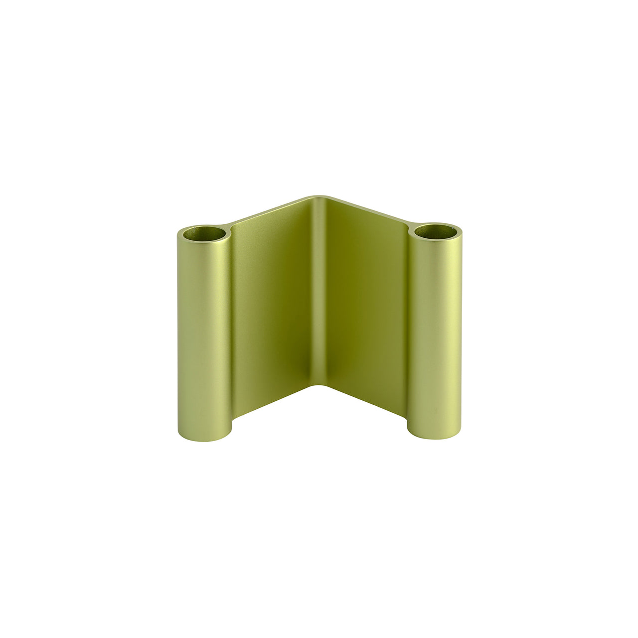 Pair Candleholder: Low + Green