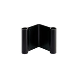 Pair Candleholder: Low + Black