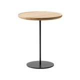 Pal Table: Large + High + Light Oiled Oak + Black