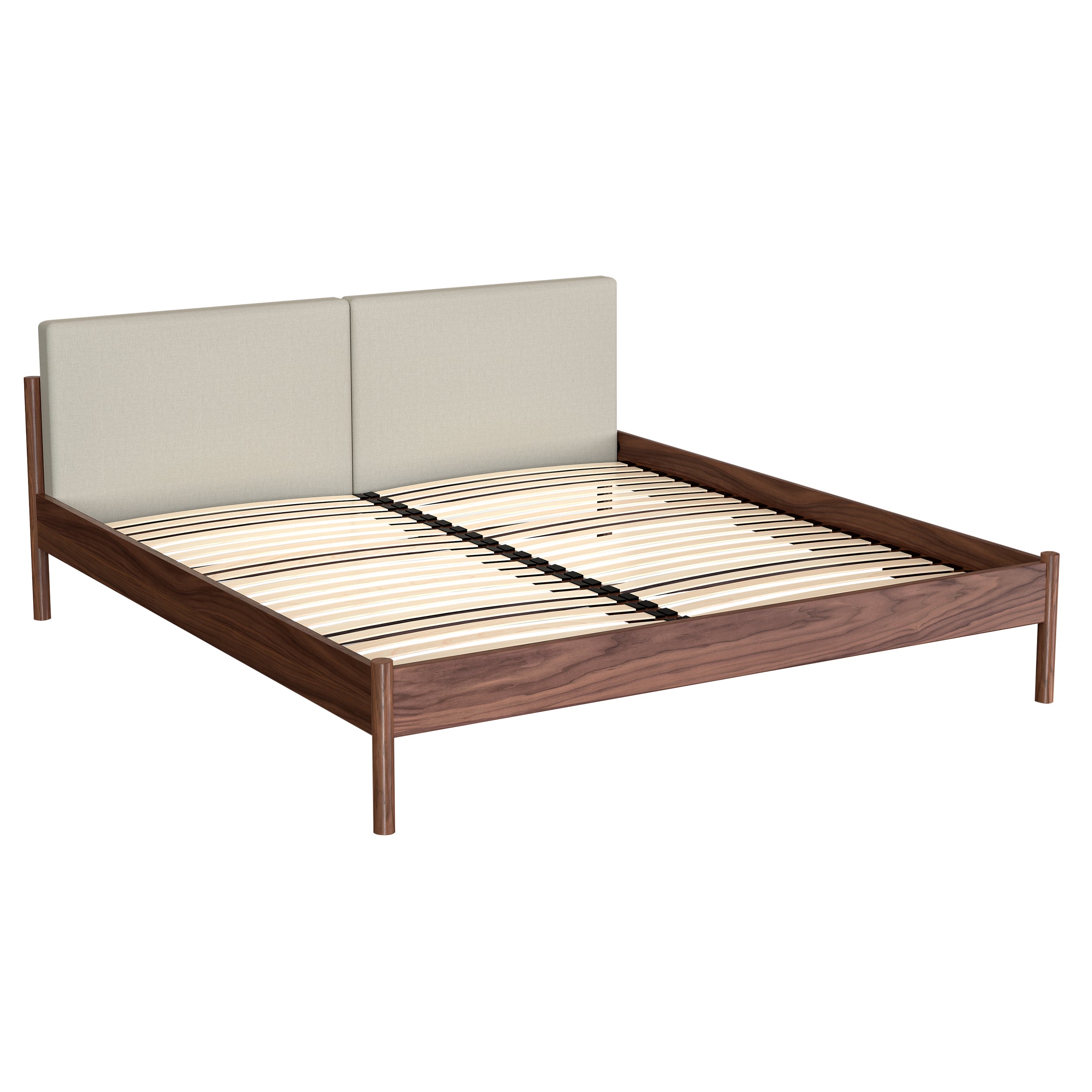 Pala Bed: King + Walnut