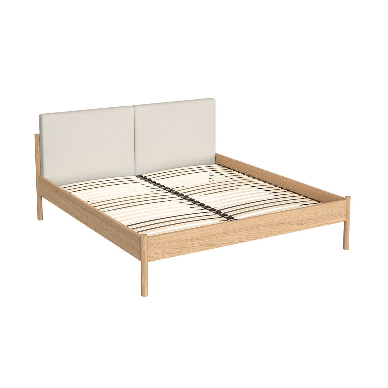 Pala Bed: Queen + Oak