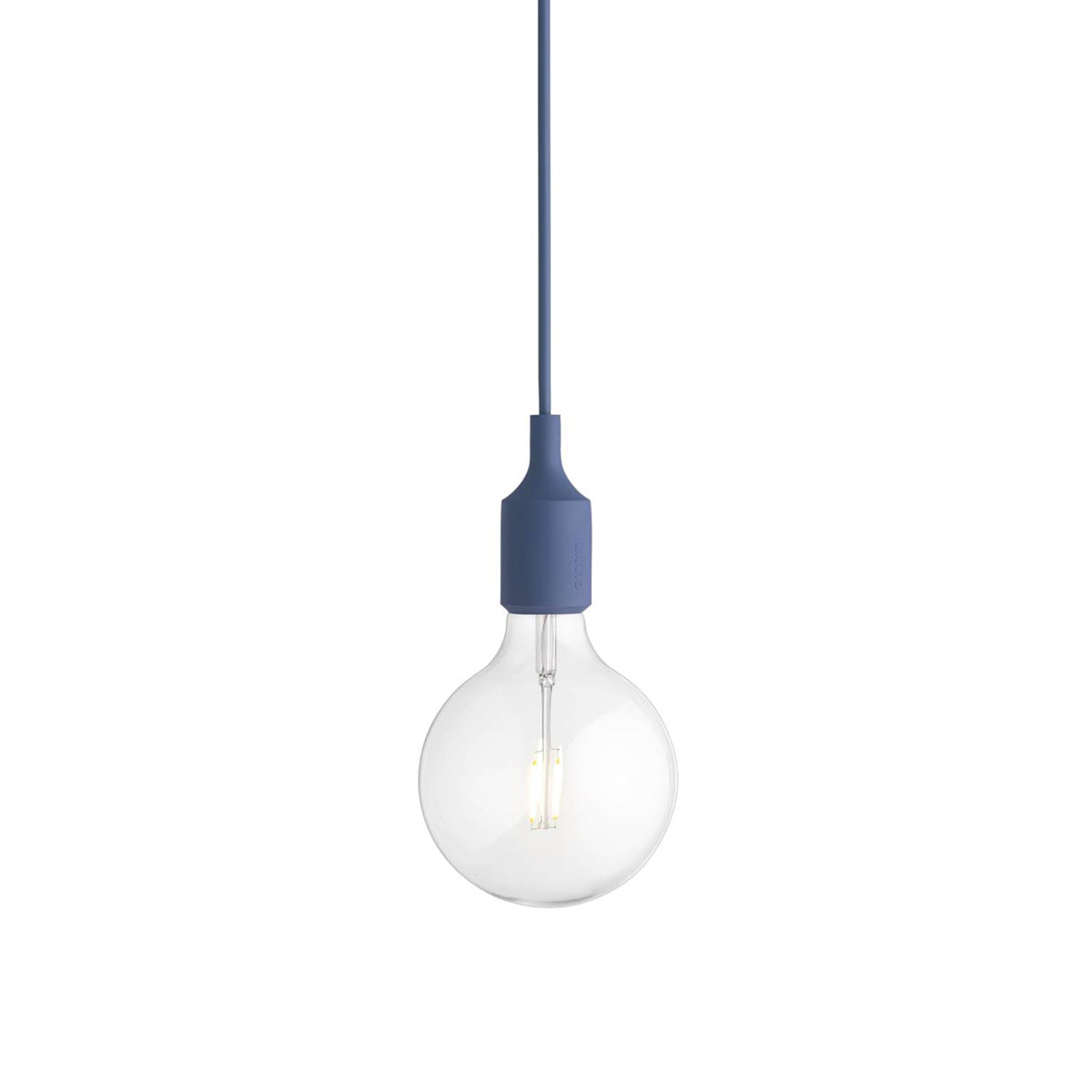 E27 Pendant Lamp: Pale Blue