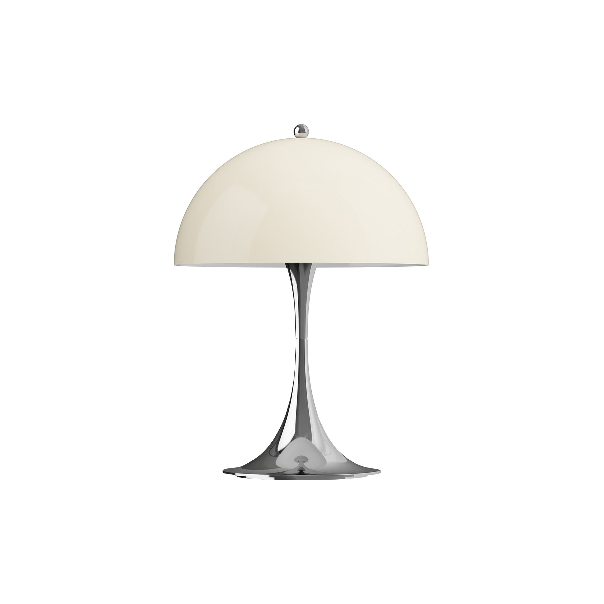 Panthella 250 Portable Lamp: Chrome Opal Beige