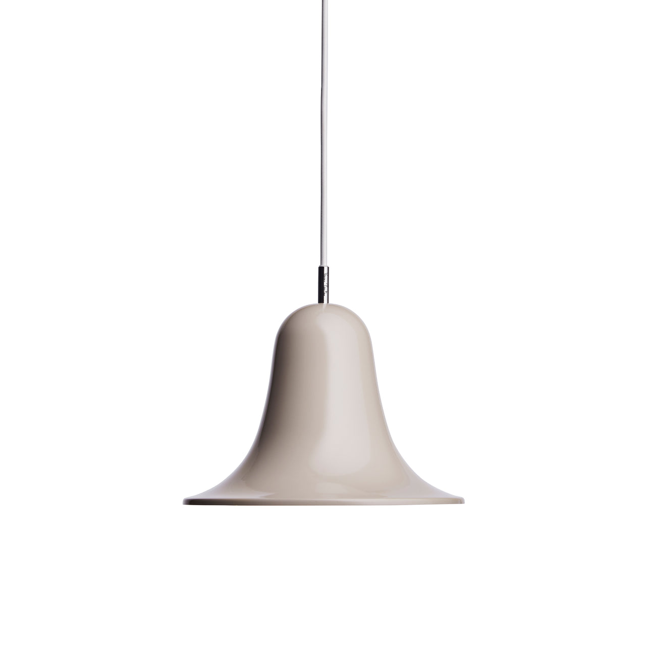 Pantop Pendant Light: Small + Grey Sand + White