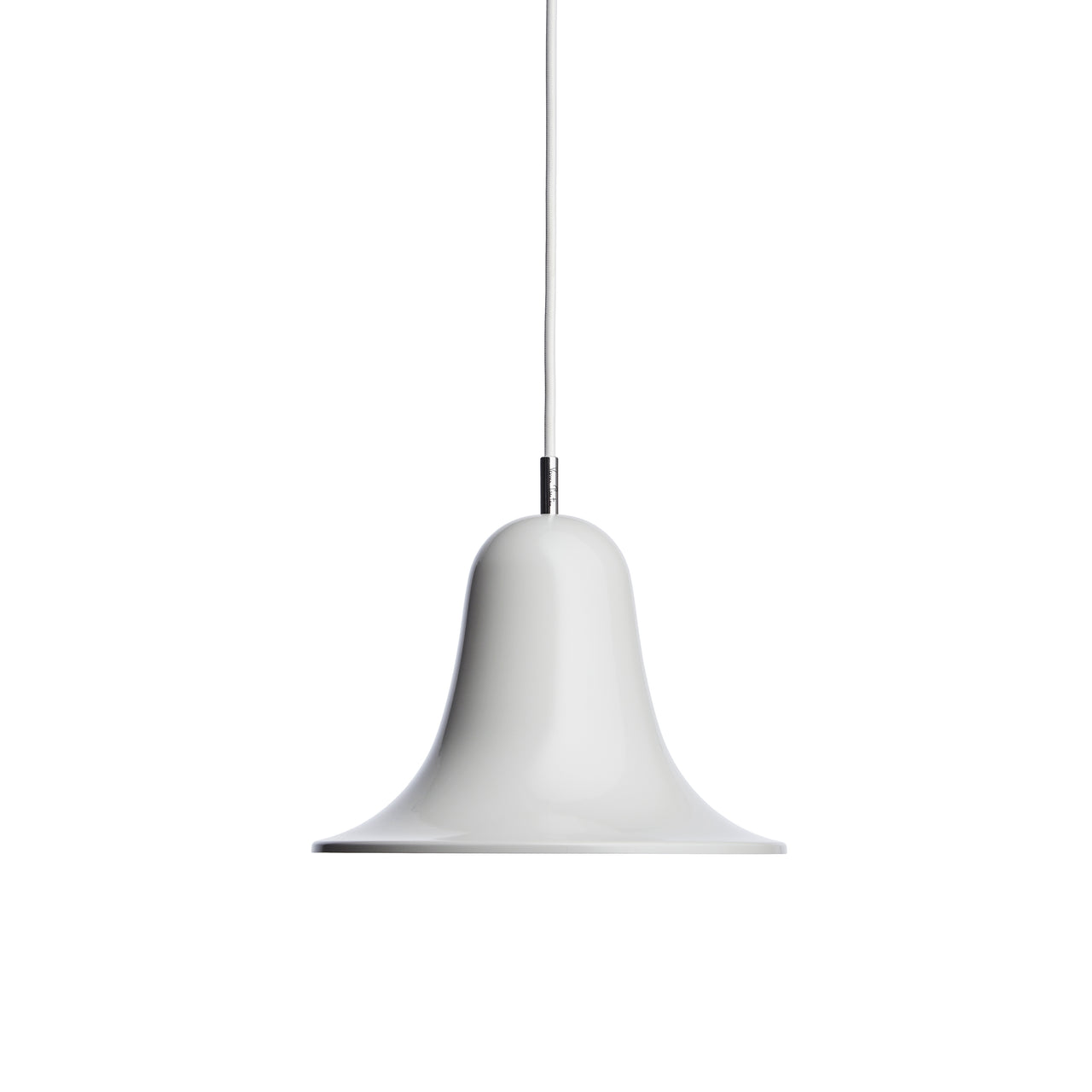 Pantop Pendant Light: Small + Mint Grey + White