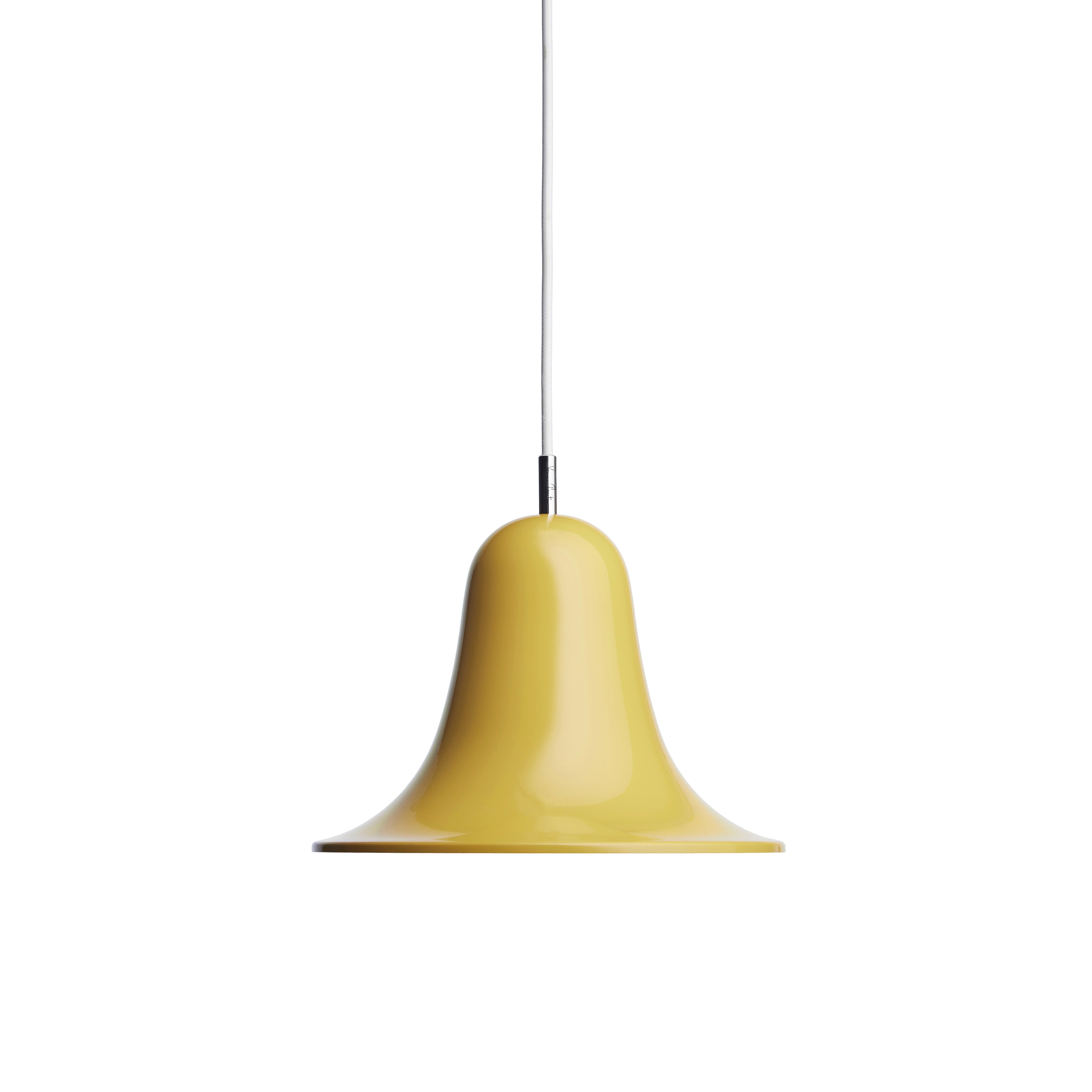 Pantop Pendant Light: Small + Warm Yellow + White