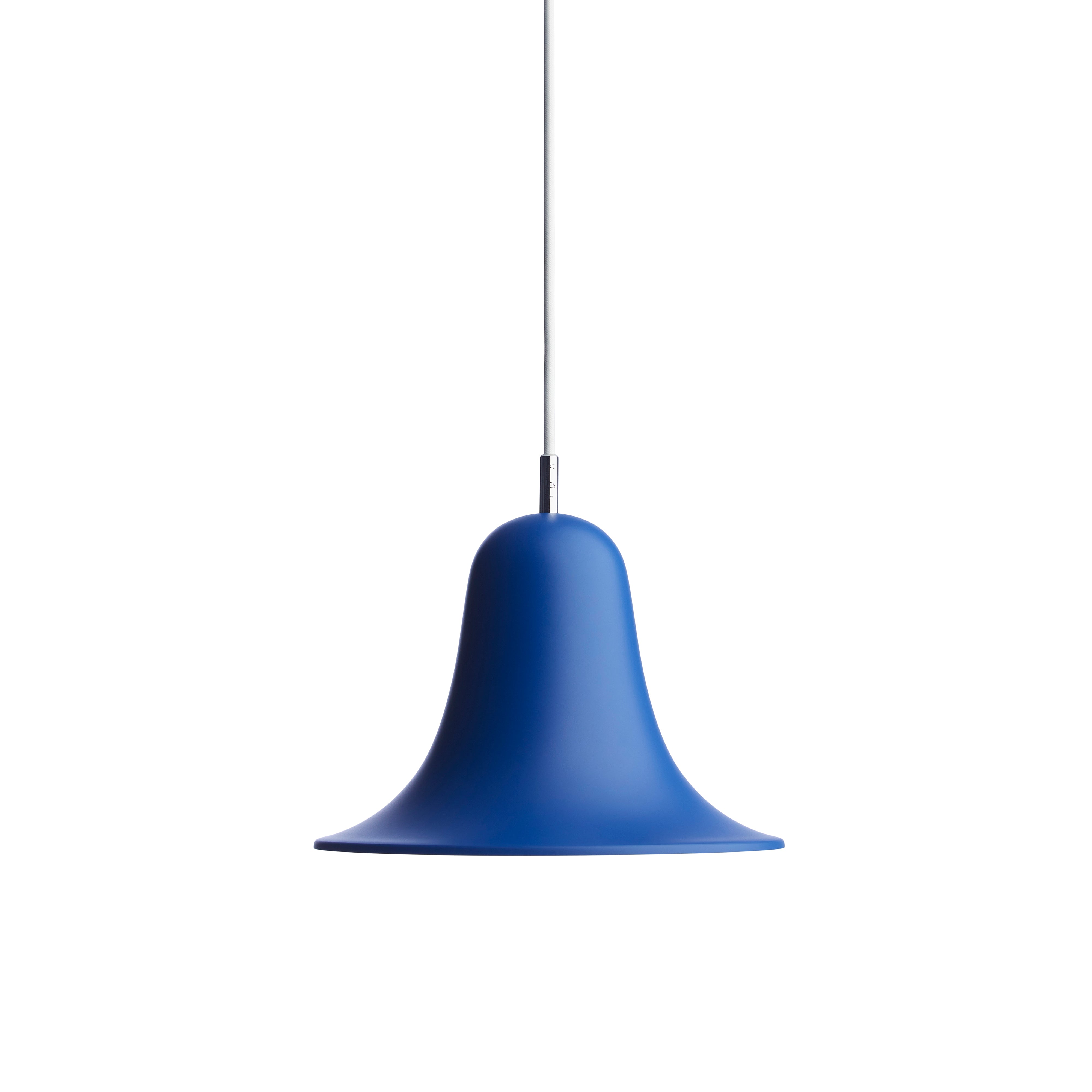 Pantop Pendant Light: Small + Matt Classic Blue + White