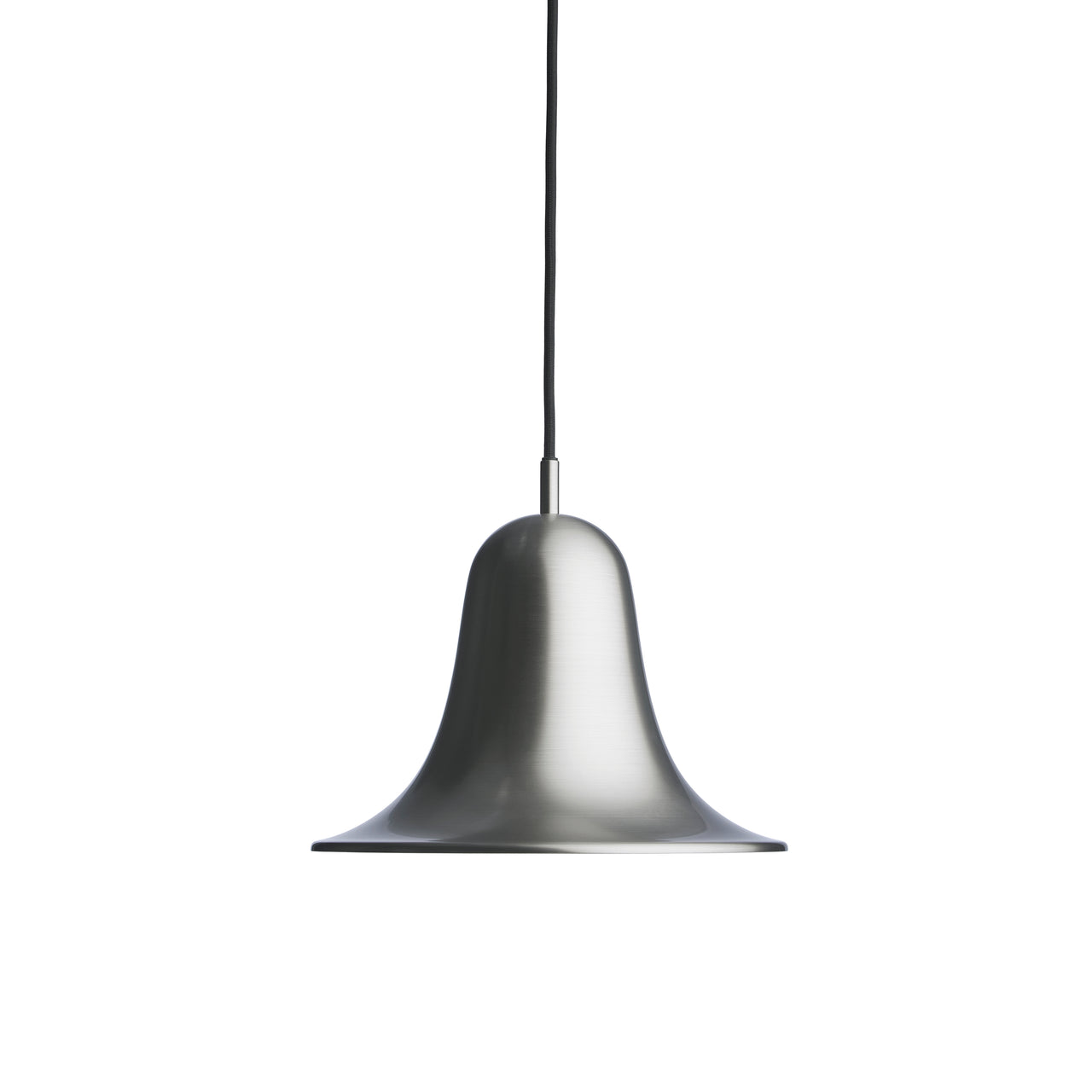 Pantop Pendant Light: Small + Matt Metallic + Black