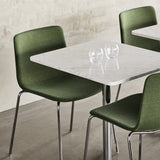 Pato 4 Leg Chair: Stacking + Fully Upholstered