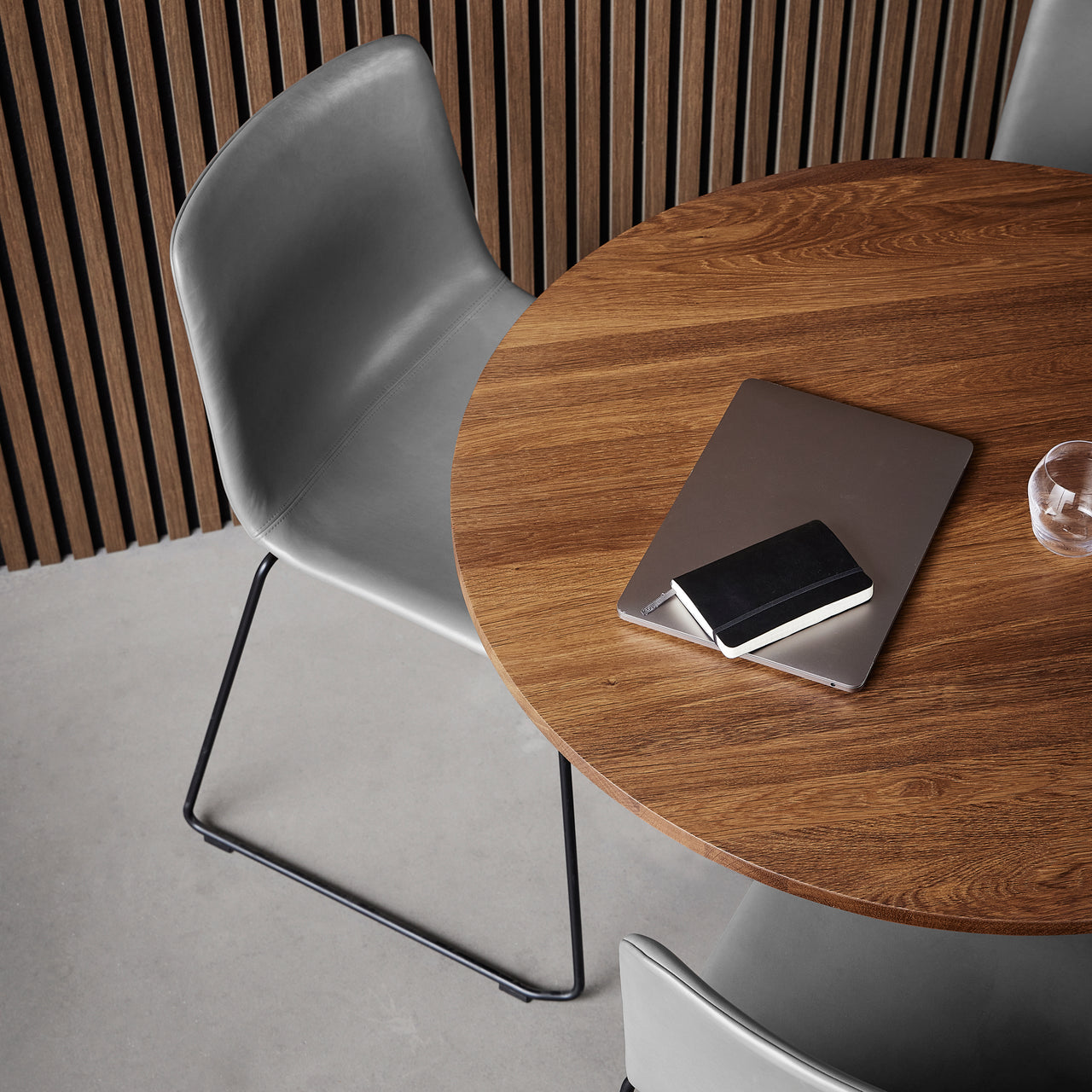 Pato Sledge Chair: Stacking + Fully Upholstered