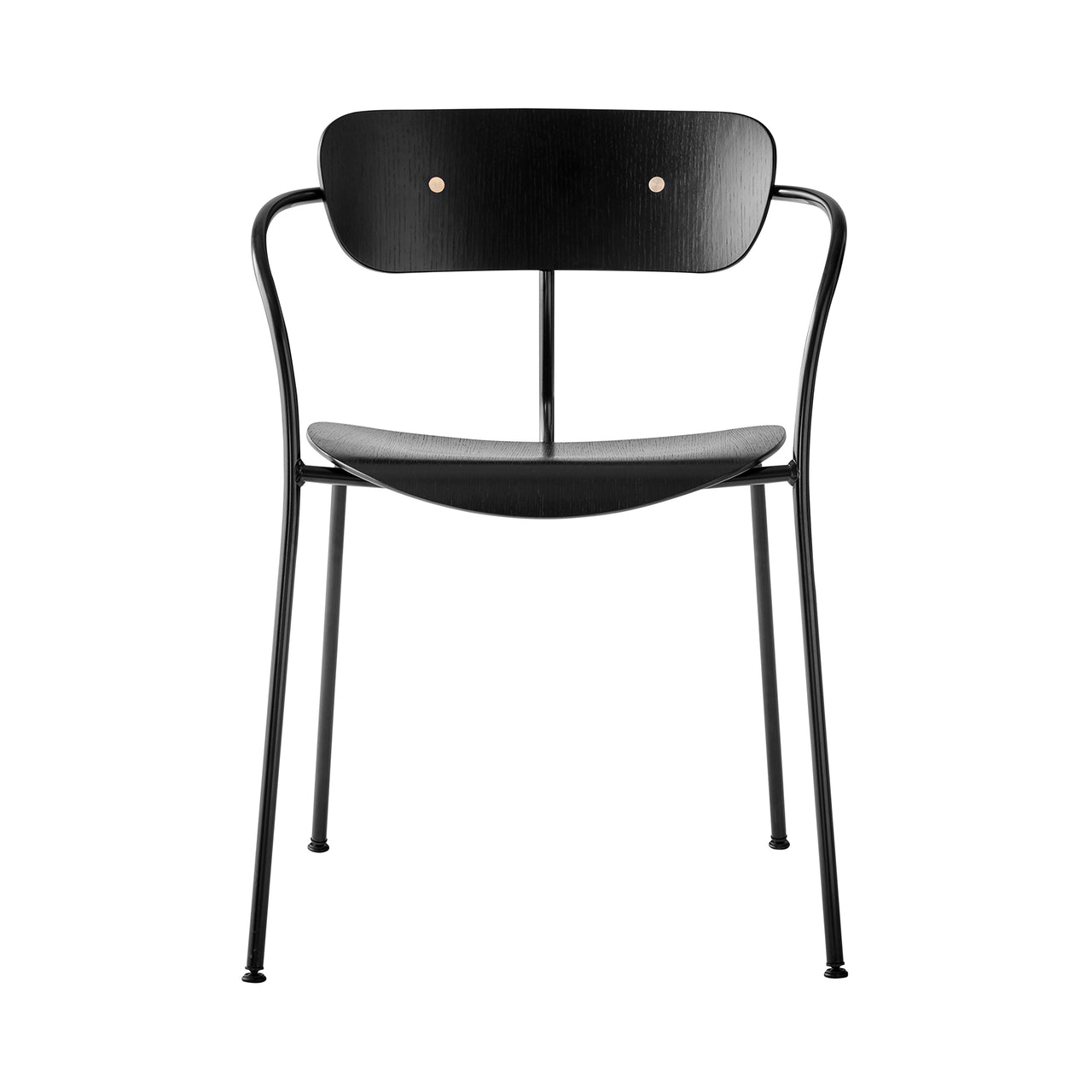 Pavilion Armchair AV2: Black Oak + Black